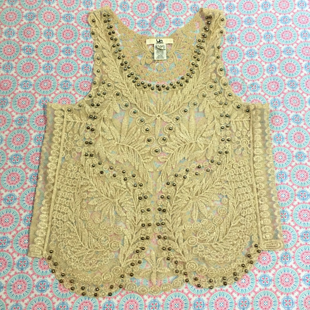 Champagne color top